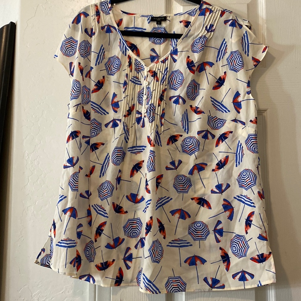Like new Print blouse by Talbots